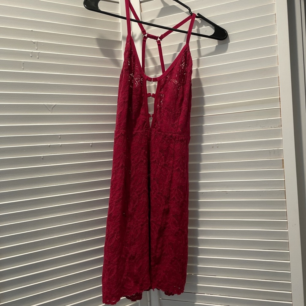 Free People Lace Mini Dress